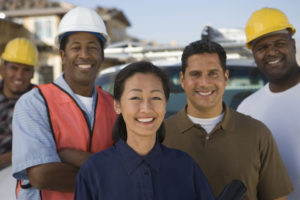 Photo of service providers smiling